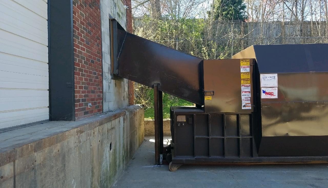 Industrial Trash Chute